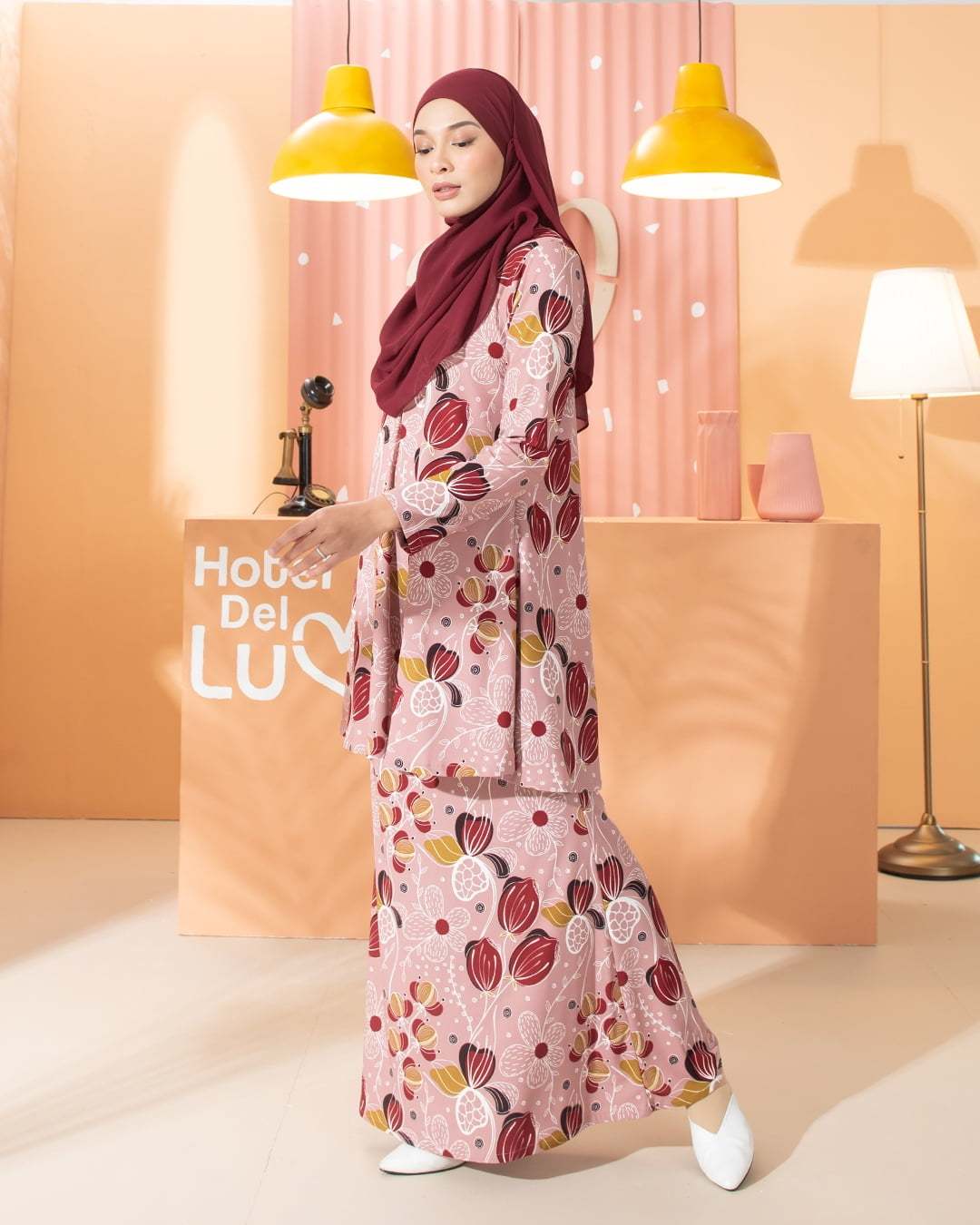 Kurung Lara - Crocus Rose
