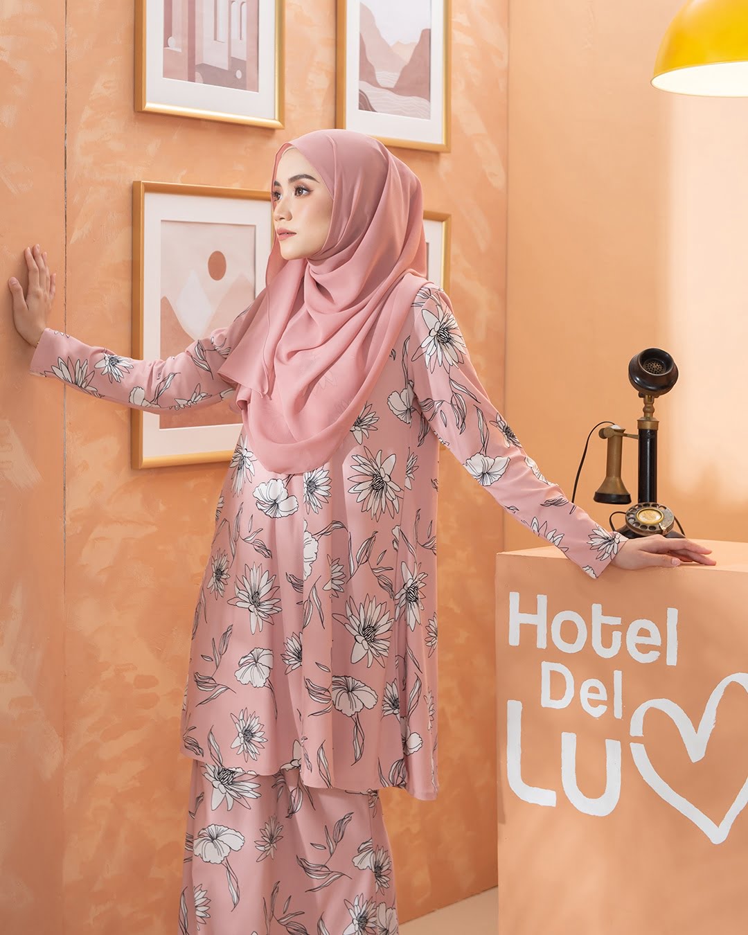 Kurung Lara - Coreopsis Pink