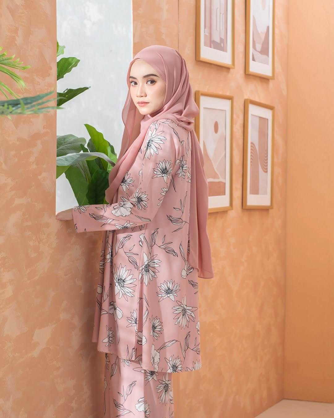 Kurung Lara - Coreopsis Pink