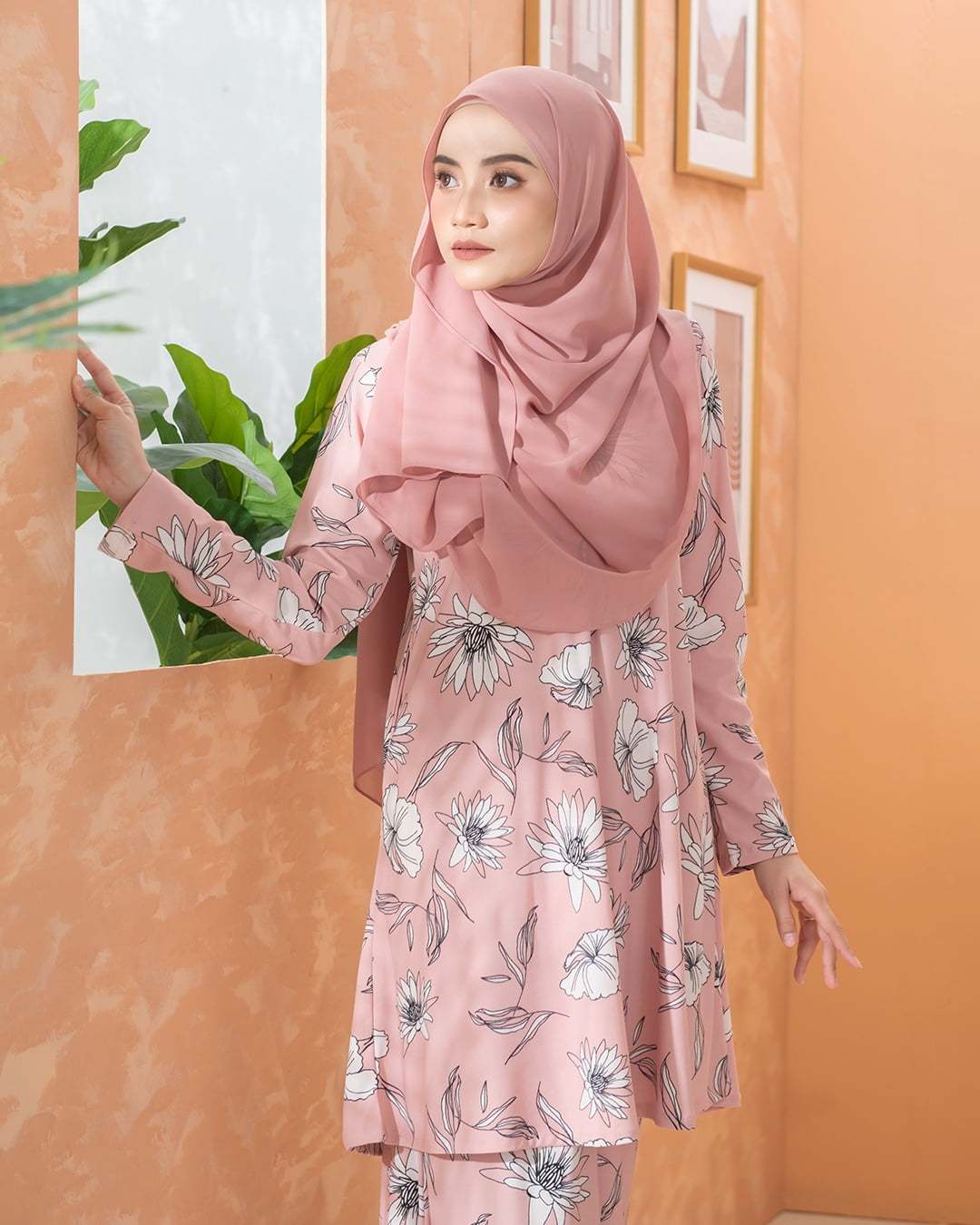Kurung Lara - Coreopsis Pink