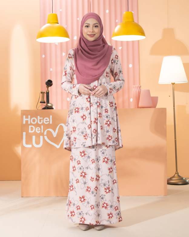 Kurung Lara - Canna Pink