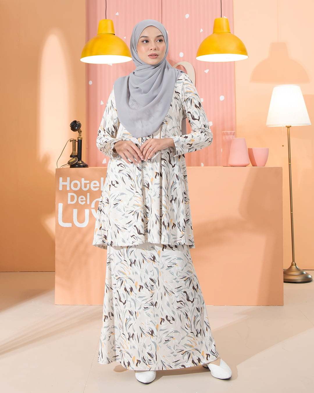 Kurung Lara - Scratch Grey