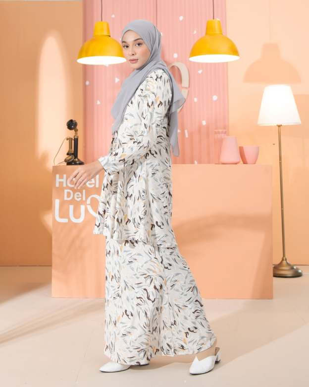 Kurung Lara - Scratch Grey