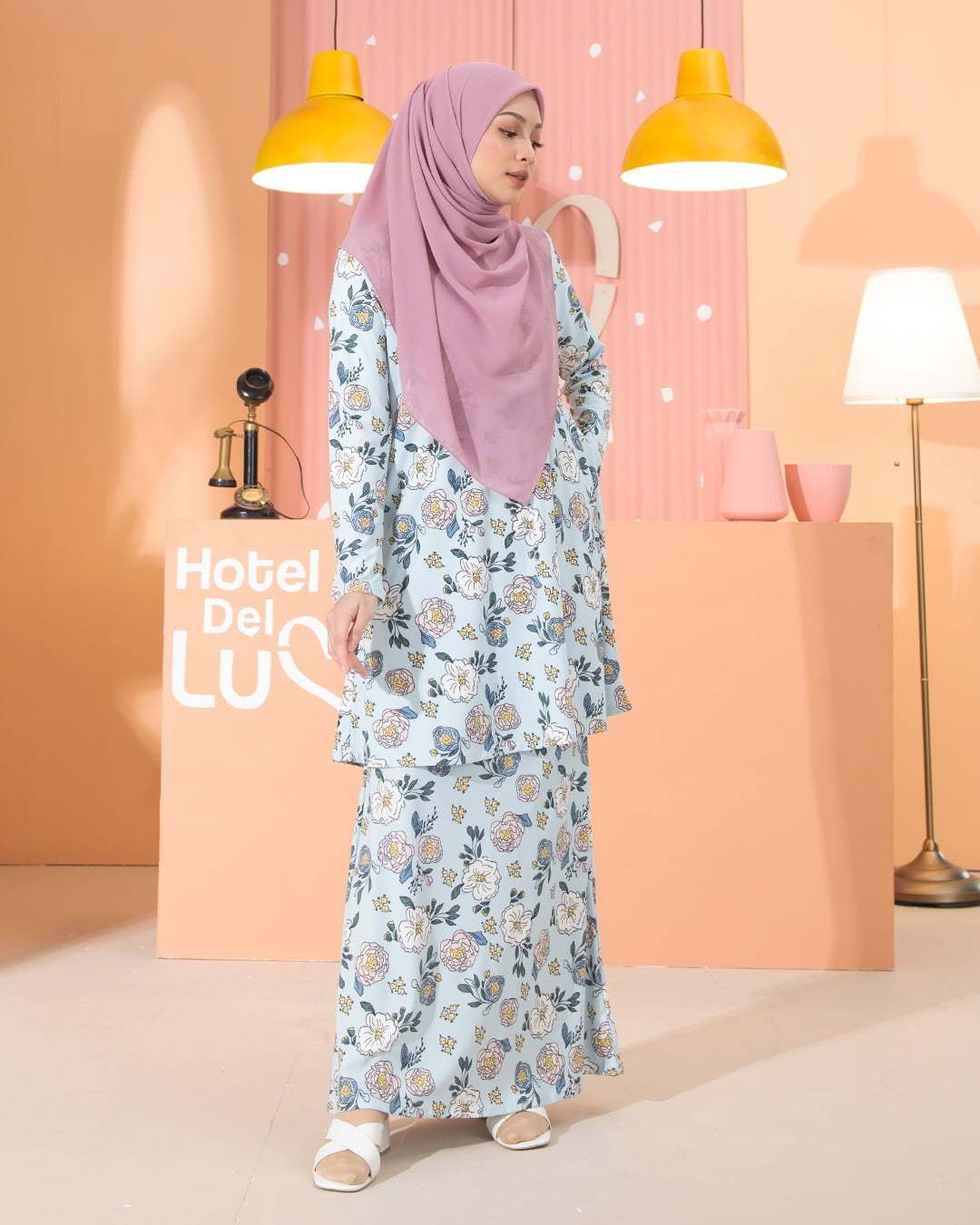 Kurung Lara - Carnation Mint