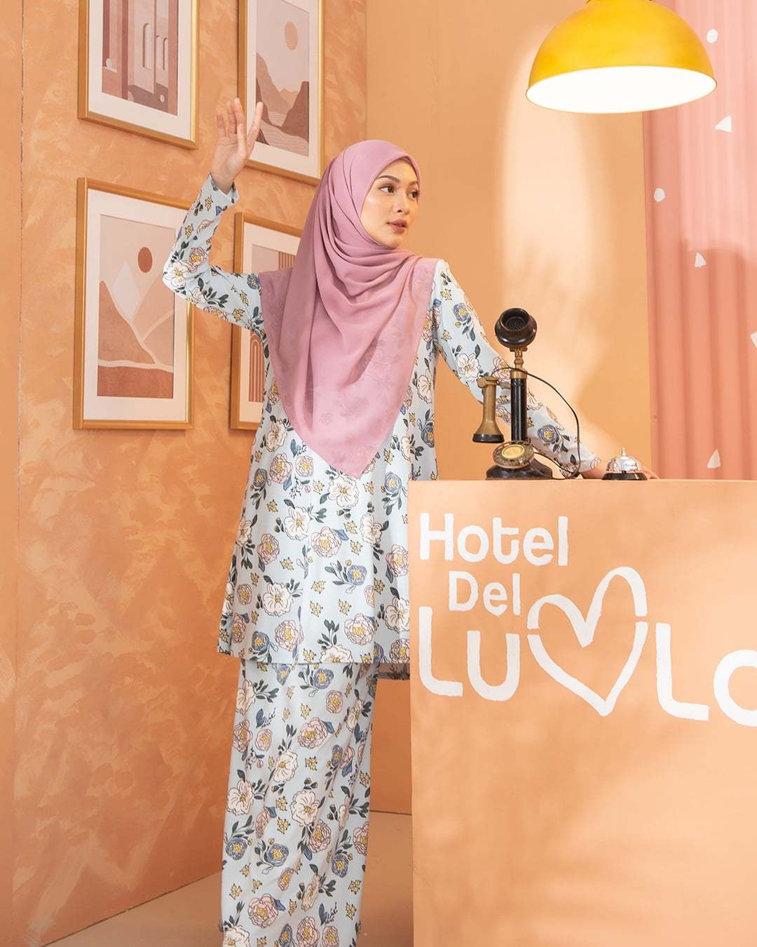 Kurung Lara - Carnation Mint
