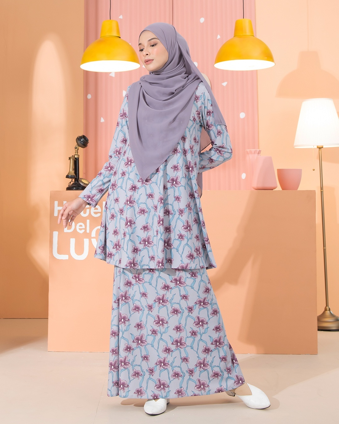 Kurung Lara - Clematis Lilac