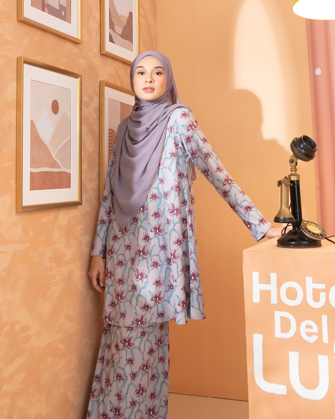 Kurung Lara - Clematis Lilac
