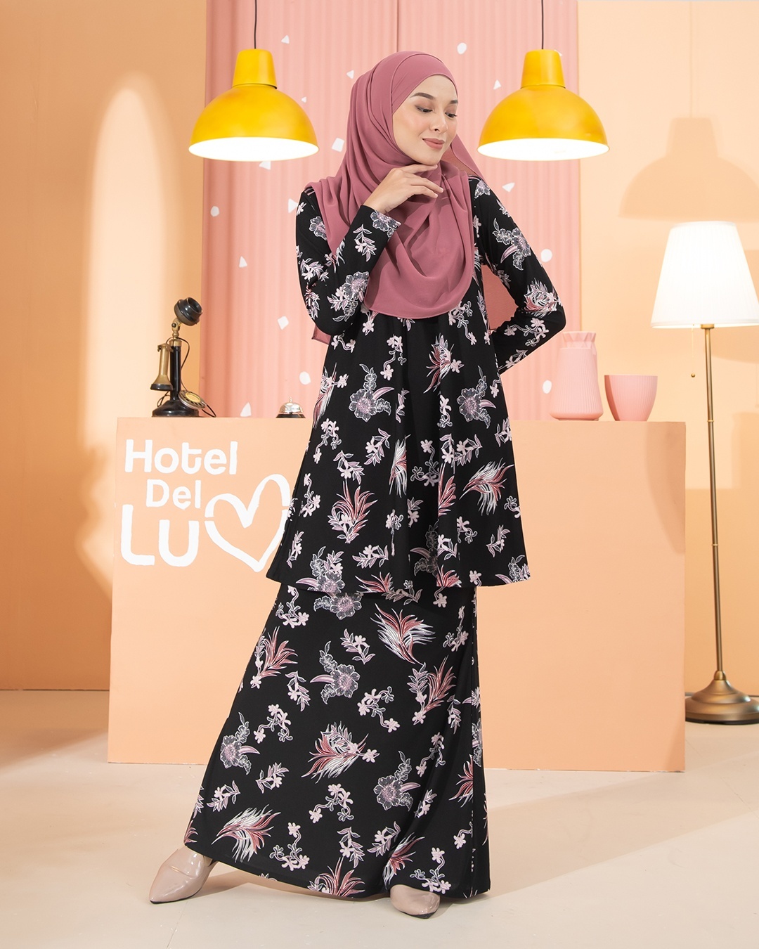 Kurung Lara - Celosia Black