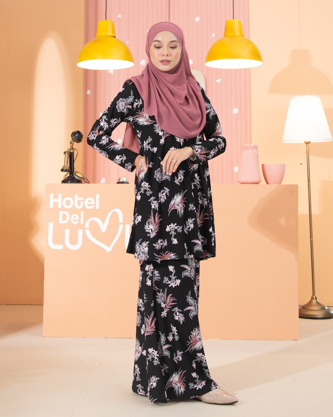Kurung Lara - Celosia Black