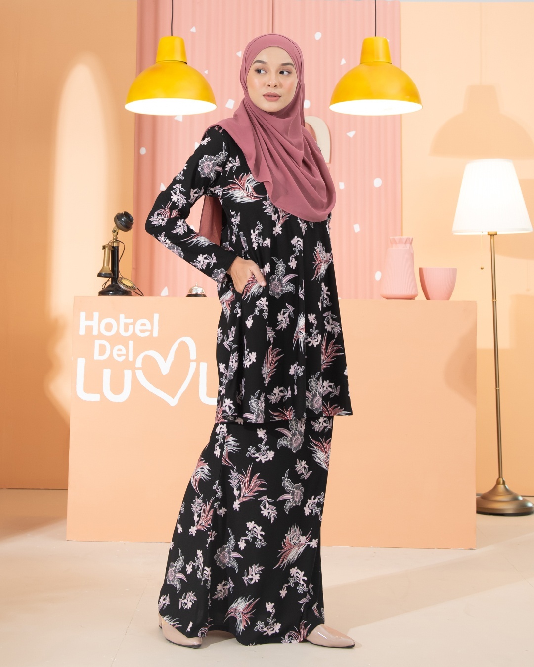 Kurung Lara - Celosia Black