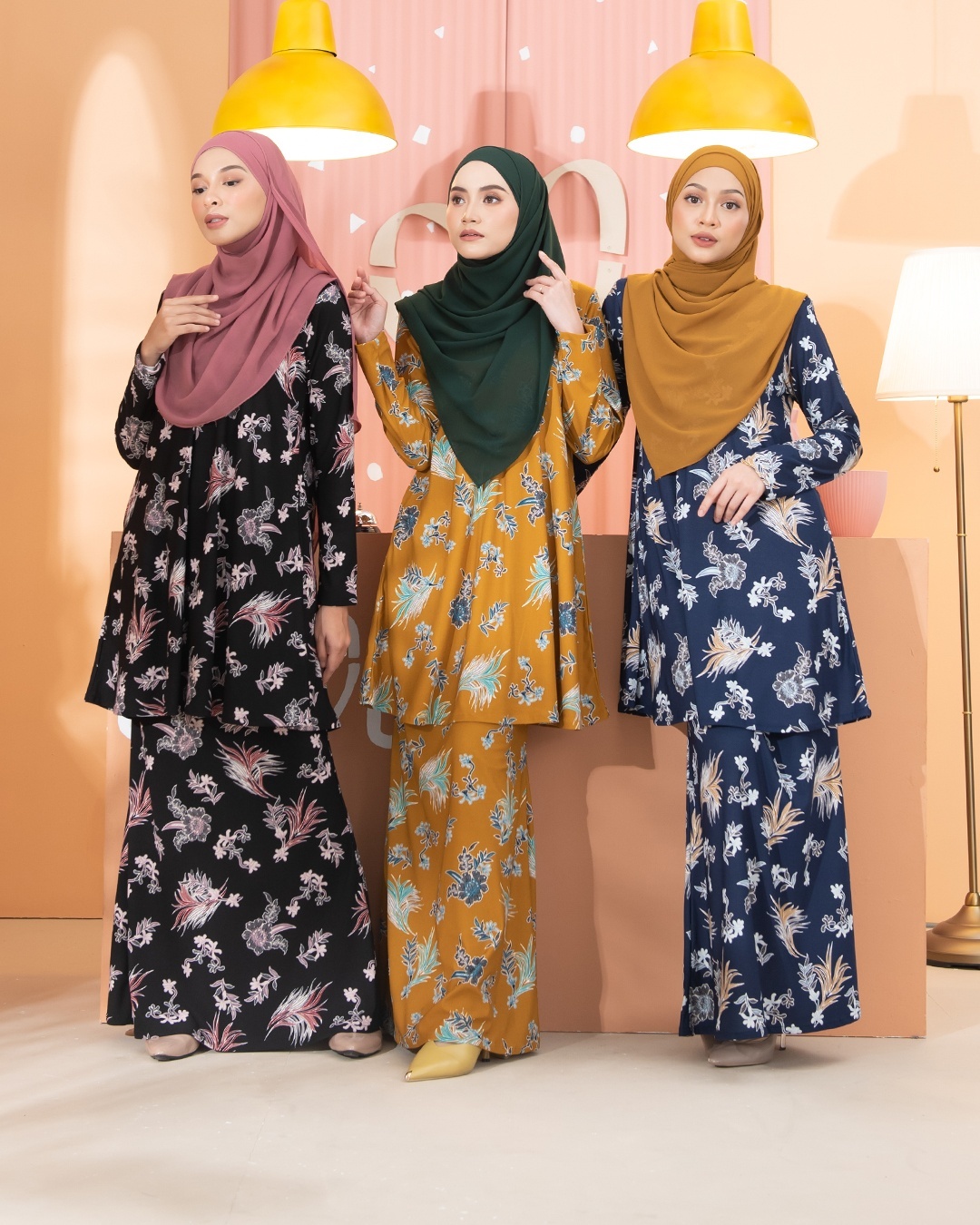 Kurung Lara - Celosia Mustard