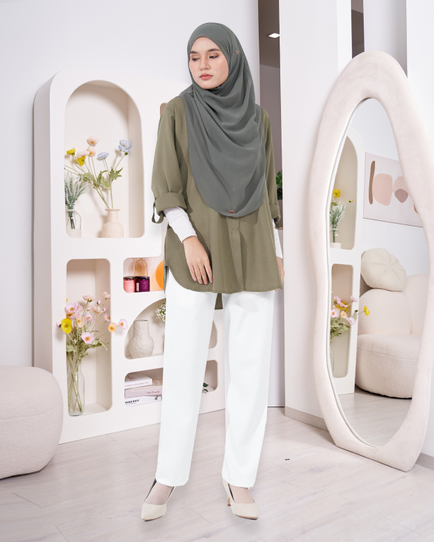 Blouse Lily - Olive Green