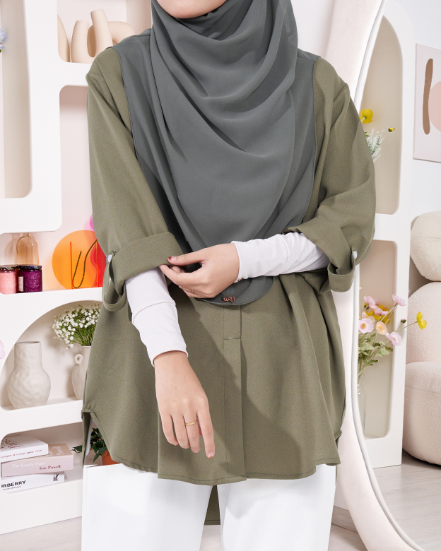 Blouse Lily - Olive Green