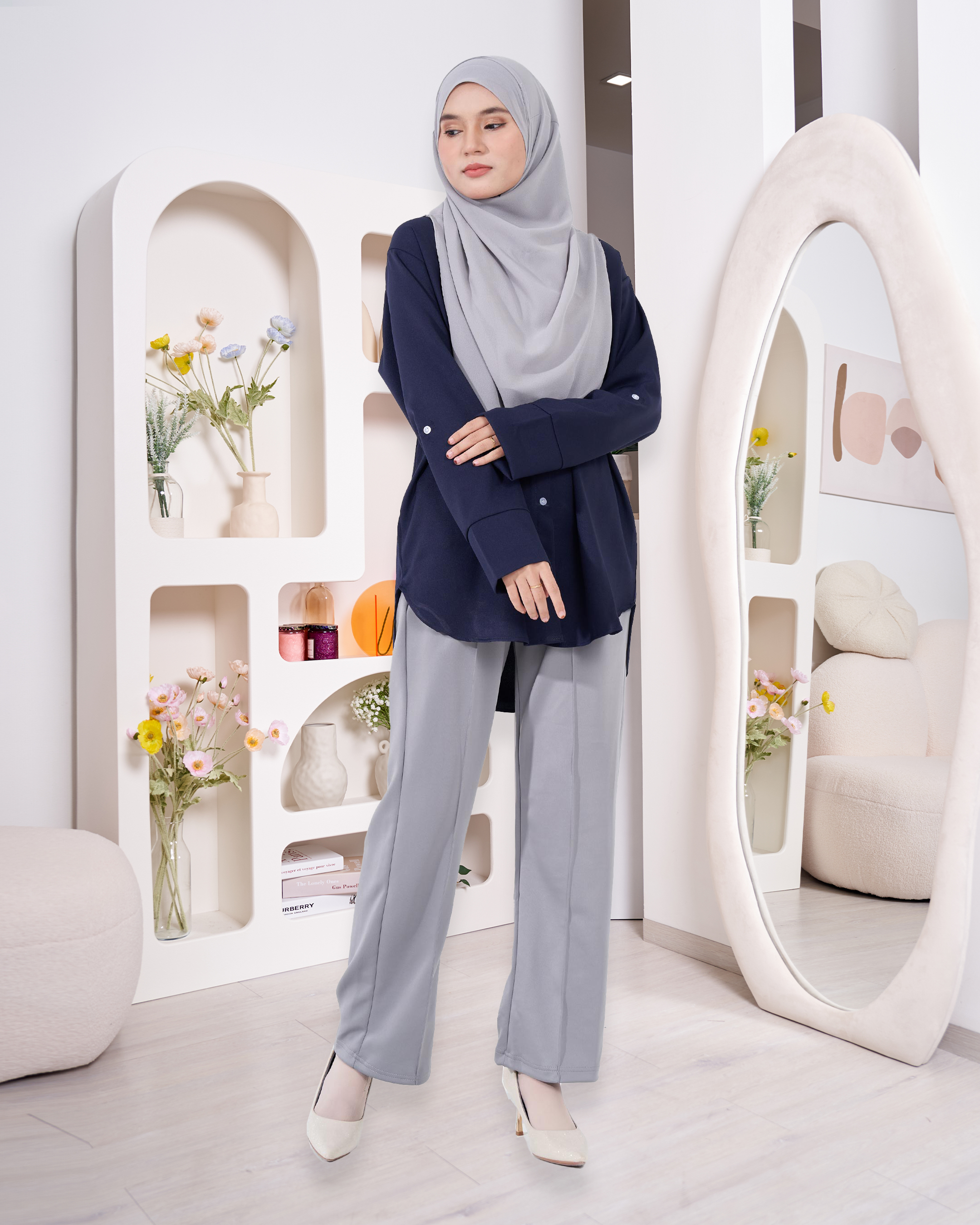 Blouse Lily - Navy Blue