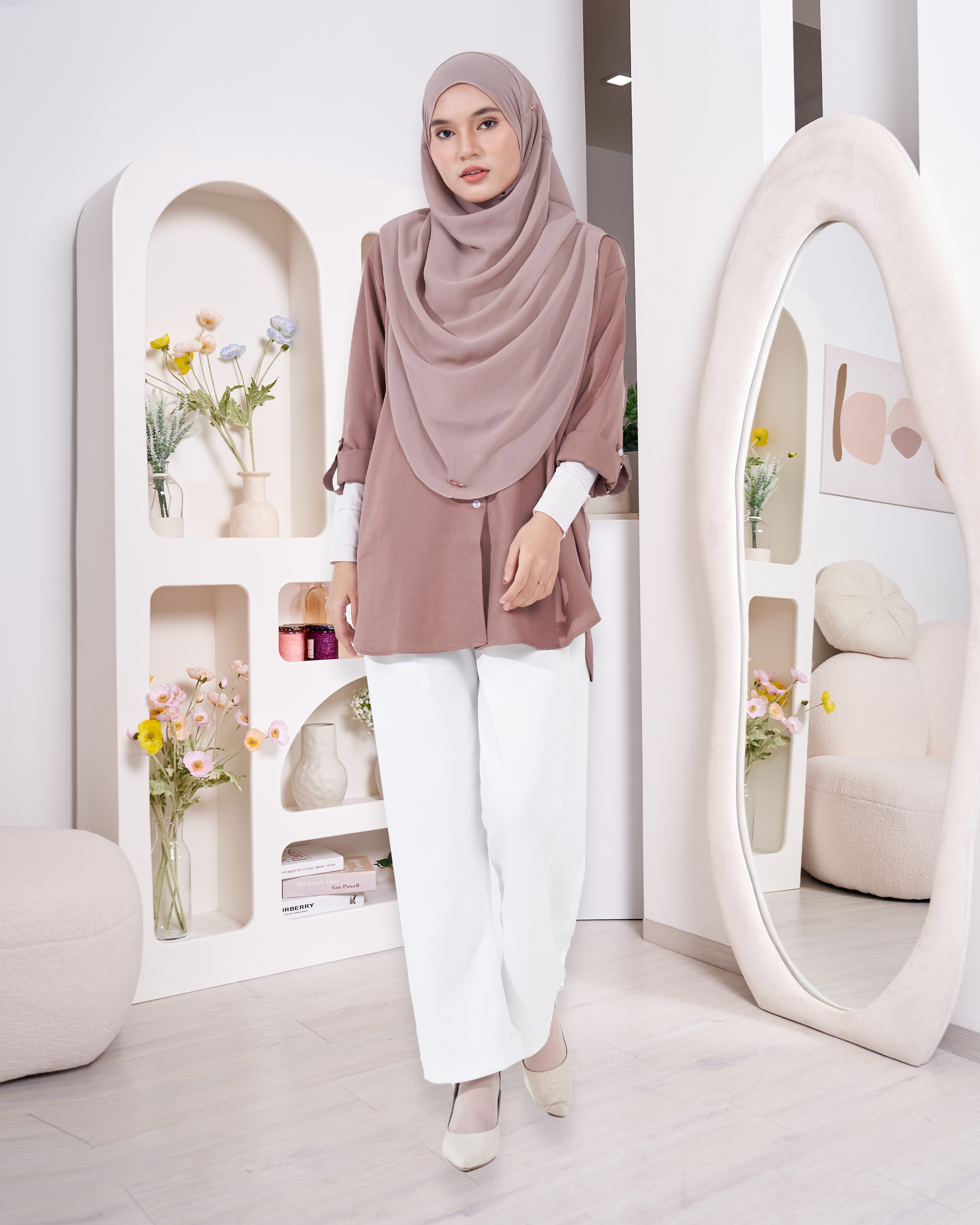 Blouse Lily - Toffee Brown