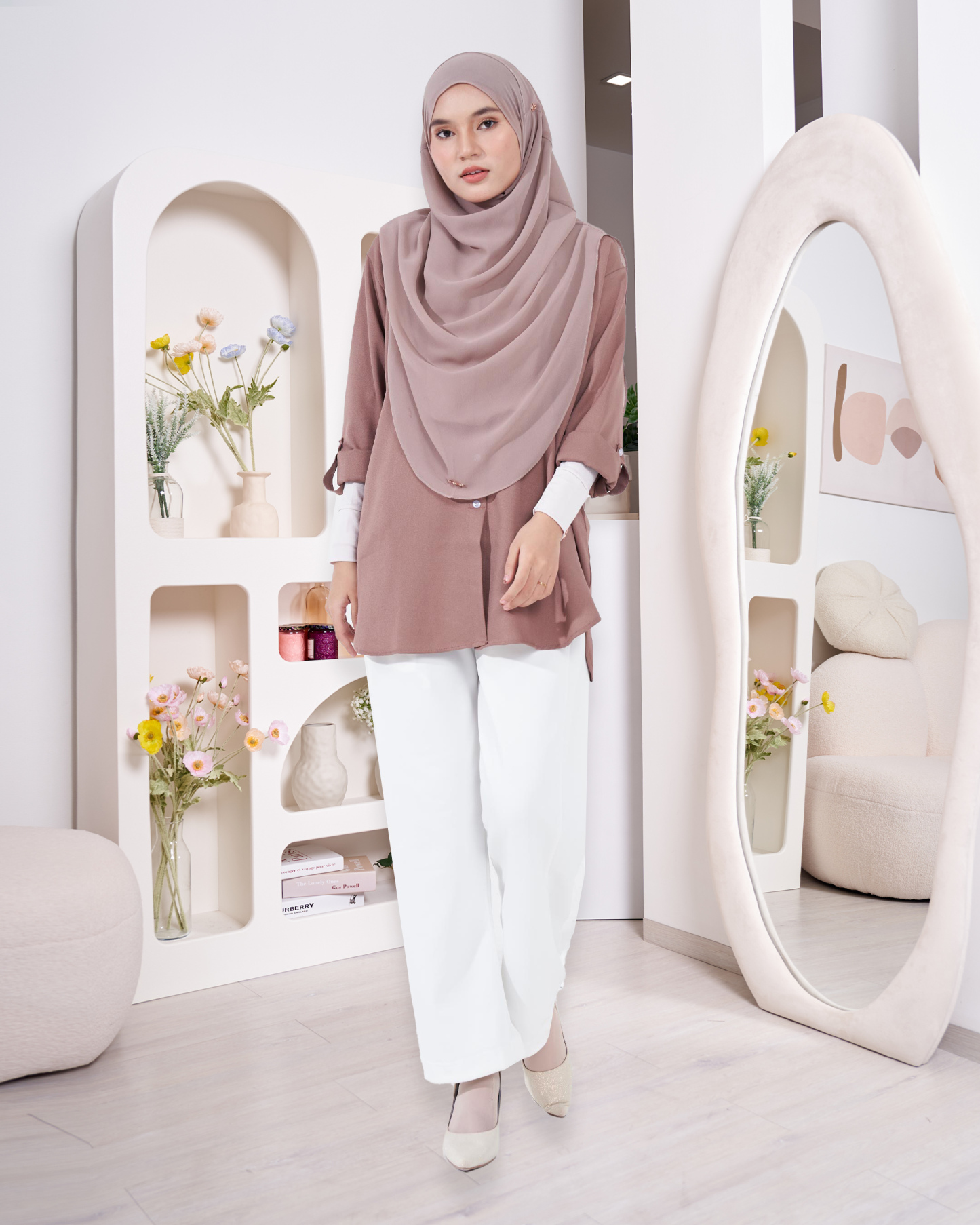 Blouse Lily - Toffee Brown