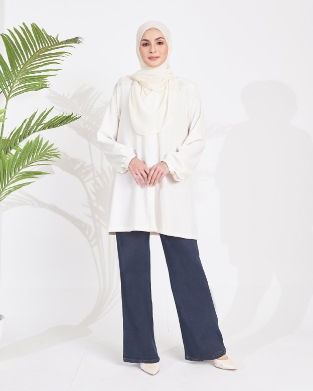 (AS-IS) Palazzo Jeans Denim Dalia - Dark Green