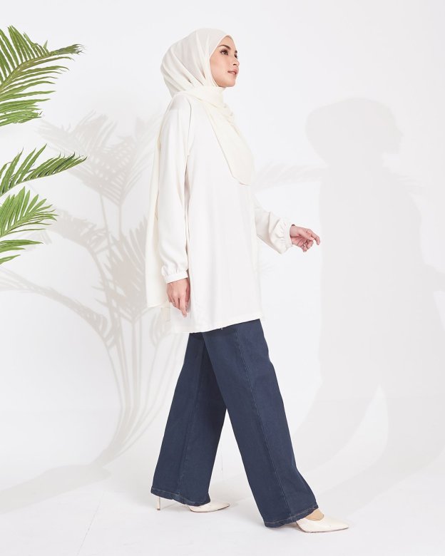 (AS-IS) Palazzo Jeans Denim Dalia - Dark Green