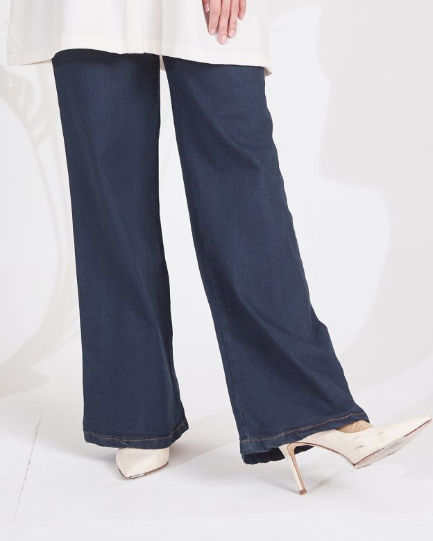 (AS-IS) Palazzo Jeans Denim Dalia - Dark Green