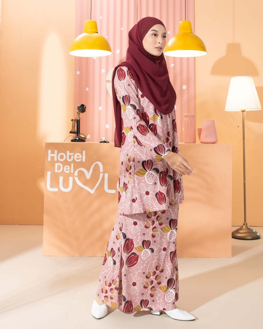 Kurung Lara - Crocus Rose
