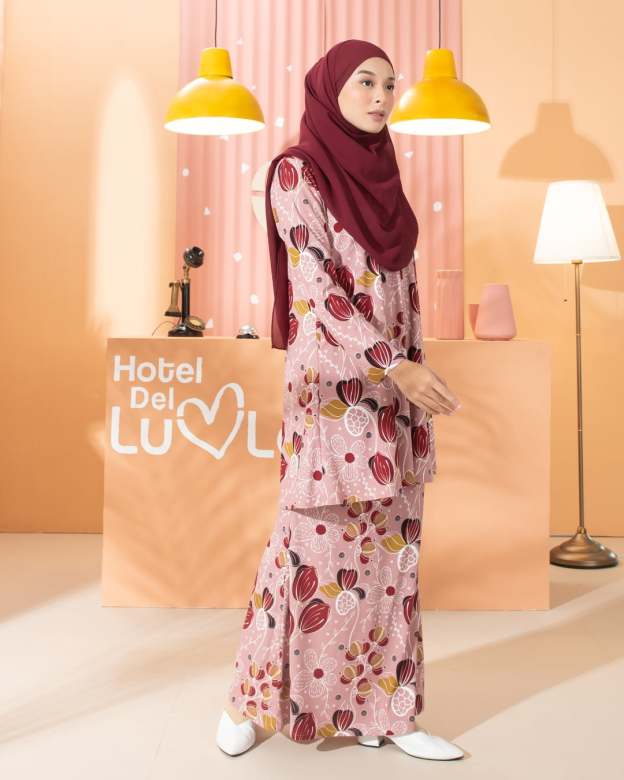 Kurung Lara - Crocus Rose