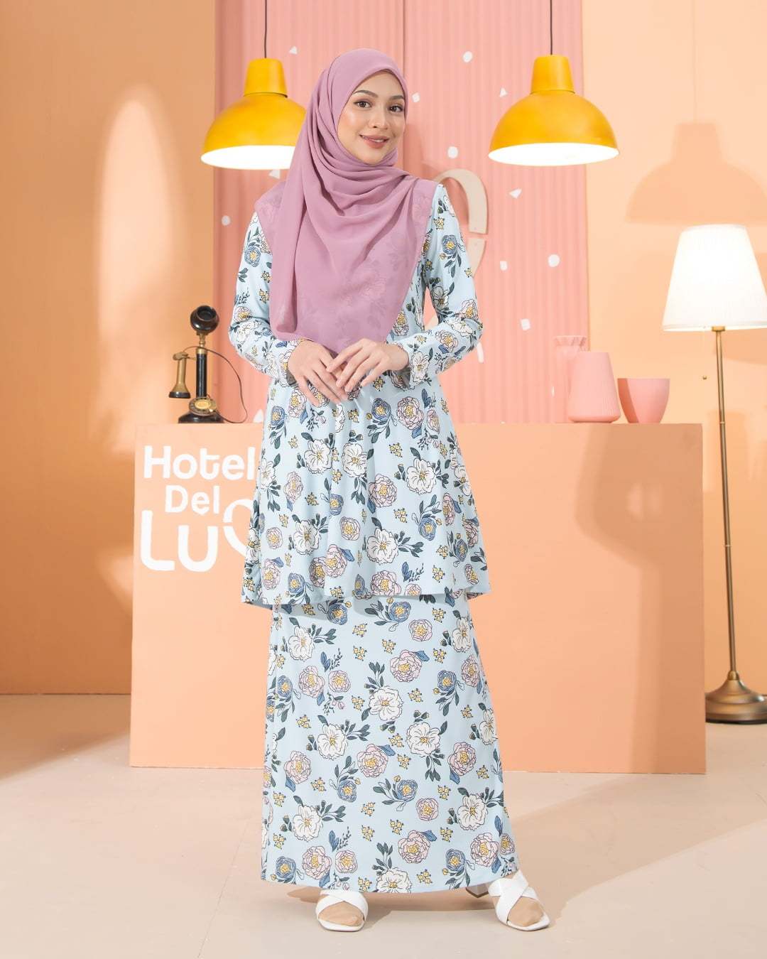 Kurung Lara - Carnation Mint