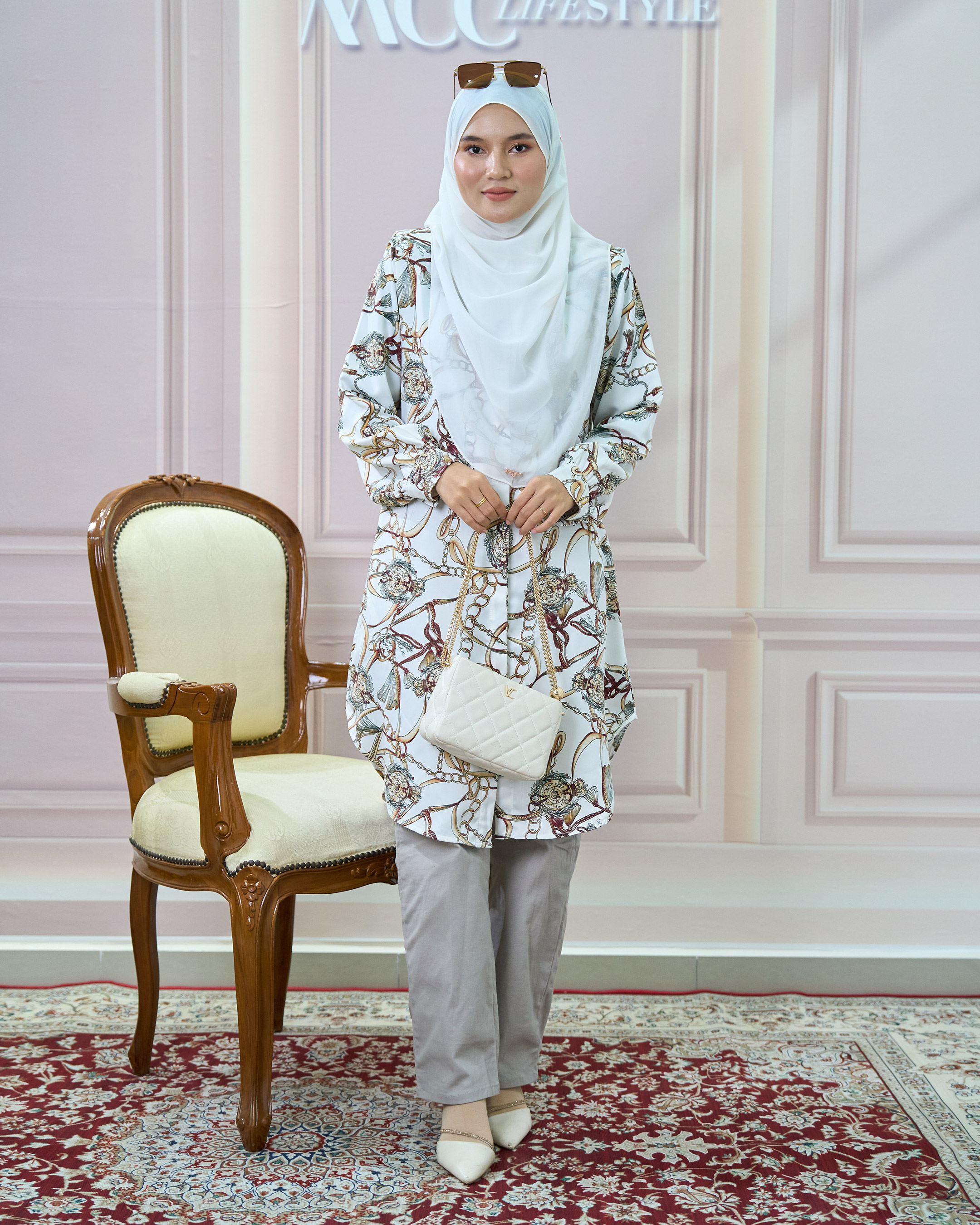 Blouse Naza - Classique White