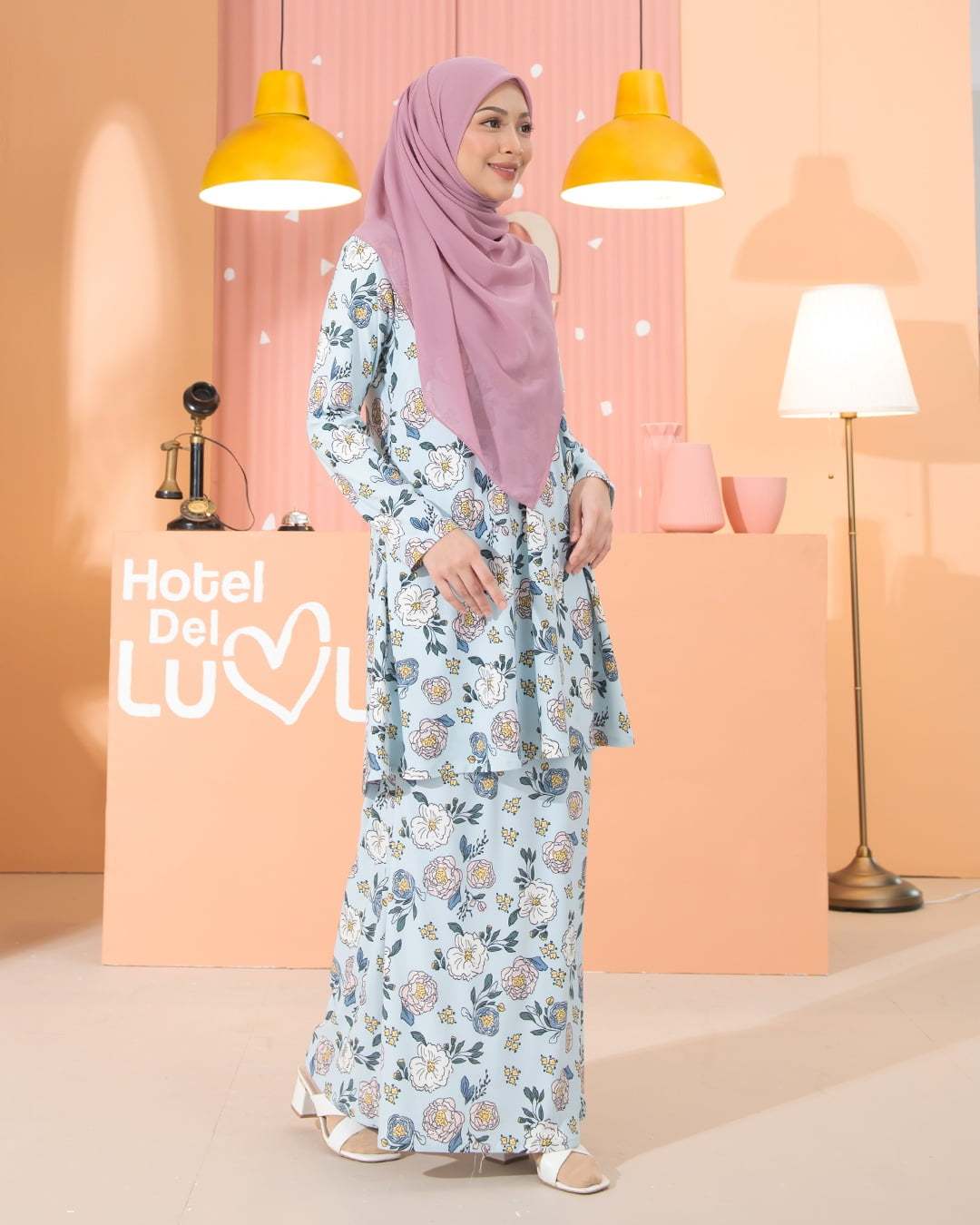 Kurung Lara - Carnation Mint