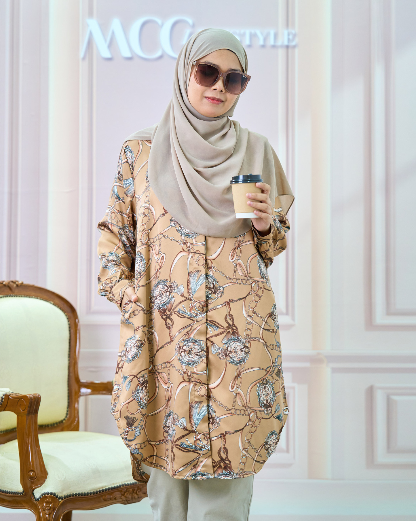 Blouse Naza - Classique Brown