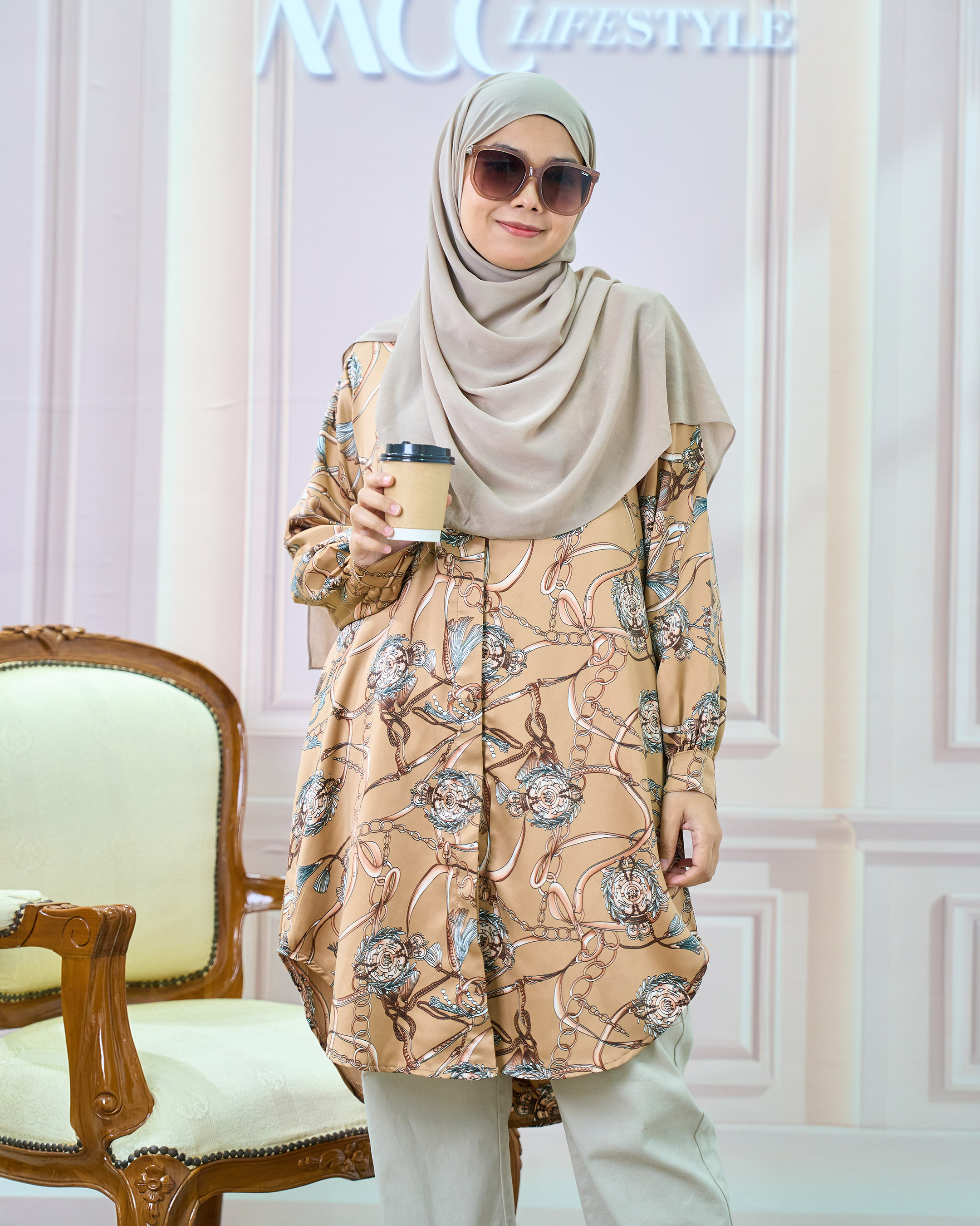 Blouse Naza - Classique Brown