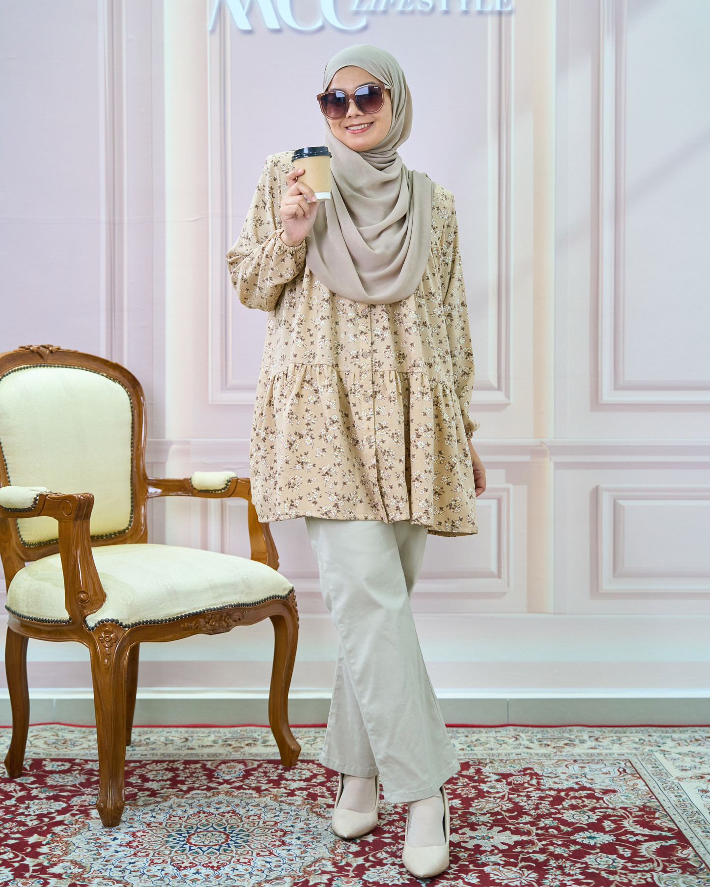 Blouse Luna Laluna X MCC – Jasmine Sand