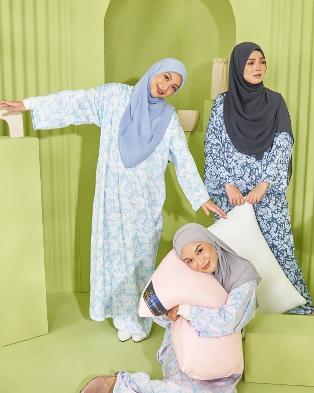 Kaftan Uftria Laluna X MCC - Pastel Pink