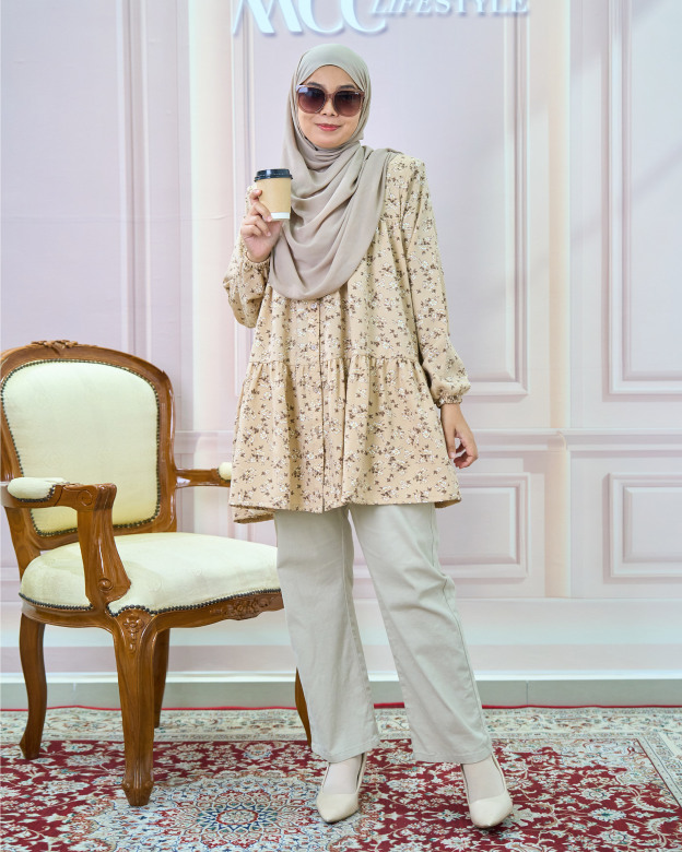 Blouse Luna Laluna X MCC – Jasmine Sand