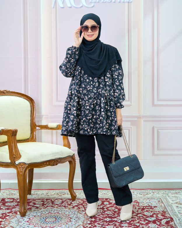 Blouse Luna Laluna X MCC – Jasmine Black