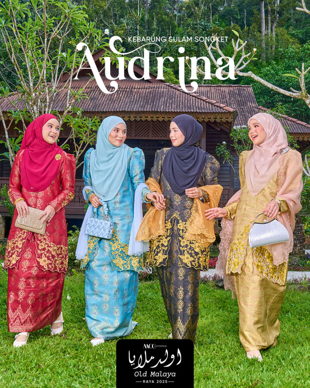 Baju Kebarung Sulam Songket Audrina