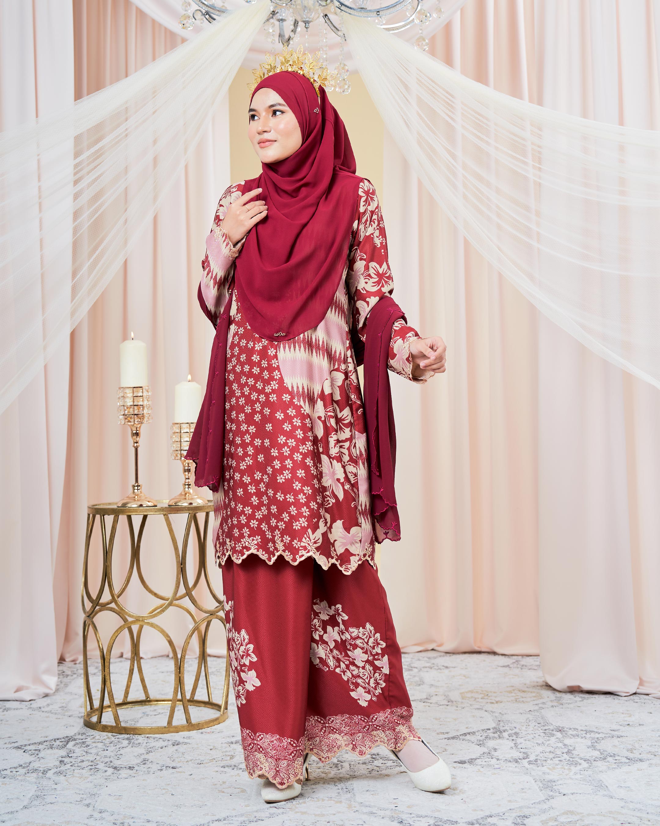 Baju Kurung Moden Batik Puteri Maya Laluna X MCC