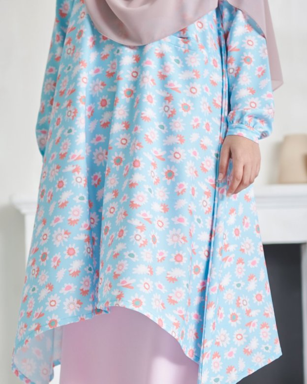 Baju Kurung Alya - Baby Blue