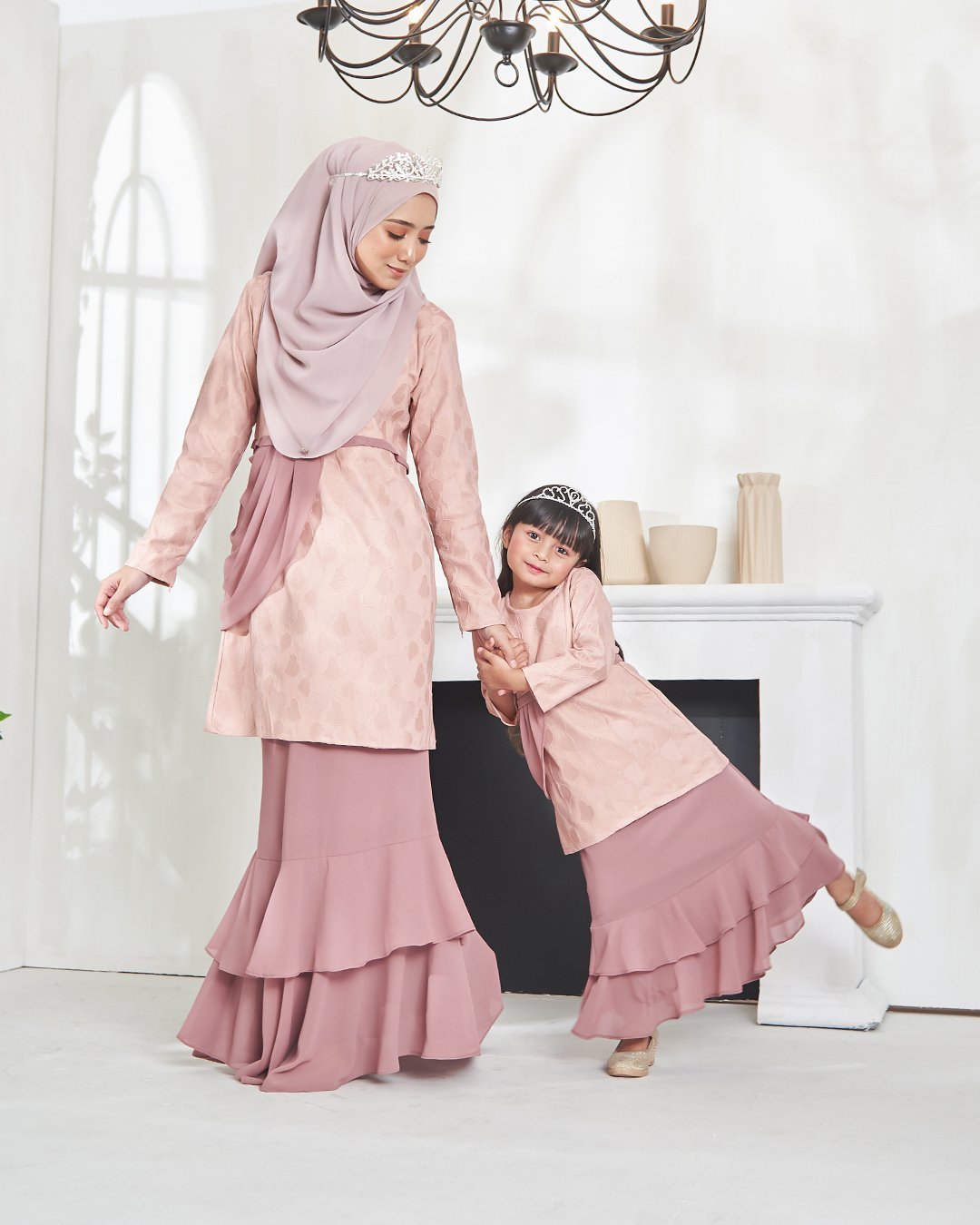 Baju Kurung Athilah Kids - Toasted Mauve