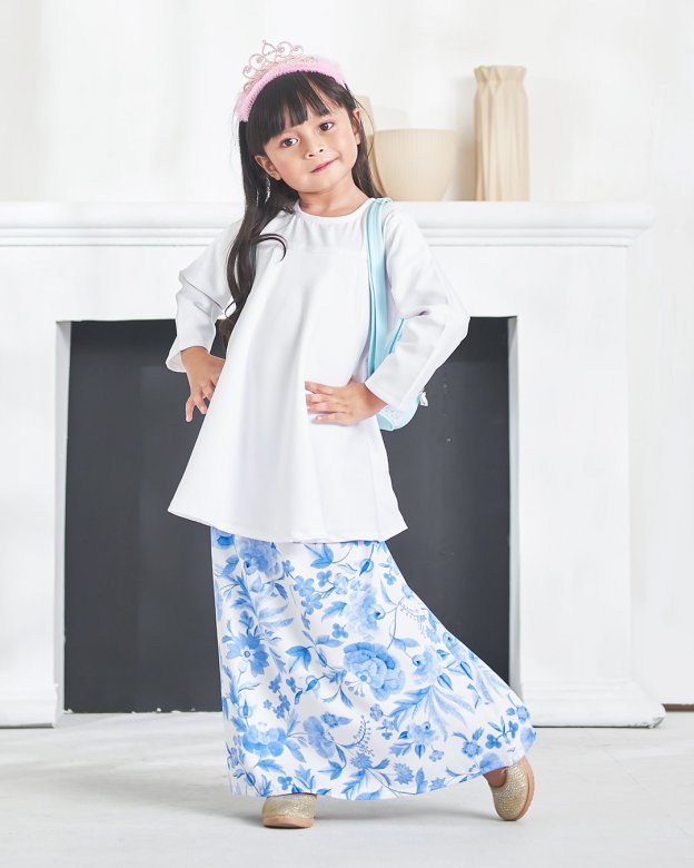 Baju Kurung Ameena Kids - Snow White