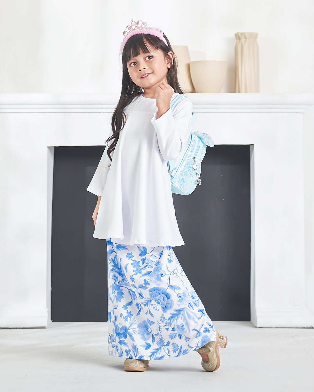 Baju Kurung Ameena Kids - Snow White