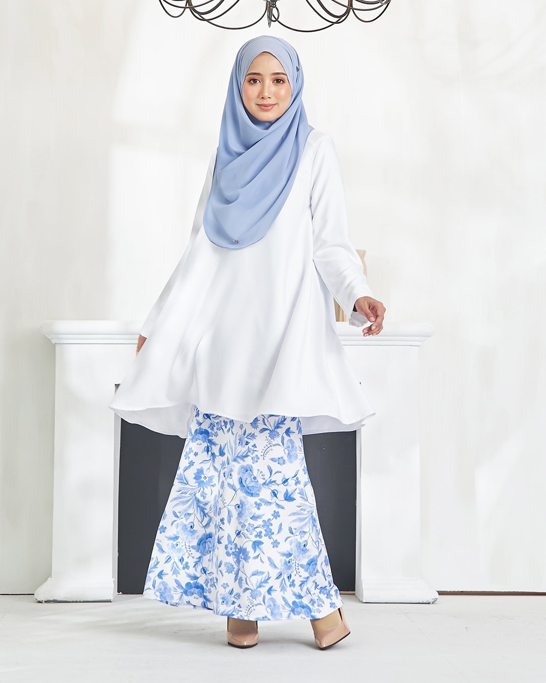 Baju Kurung Ameena - Snow White