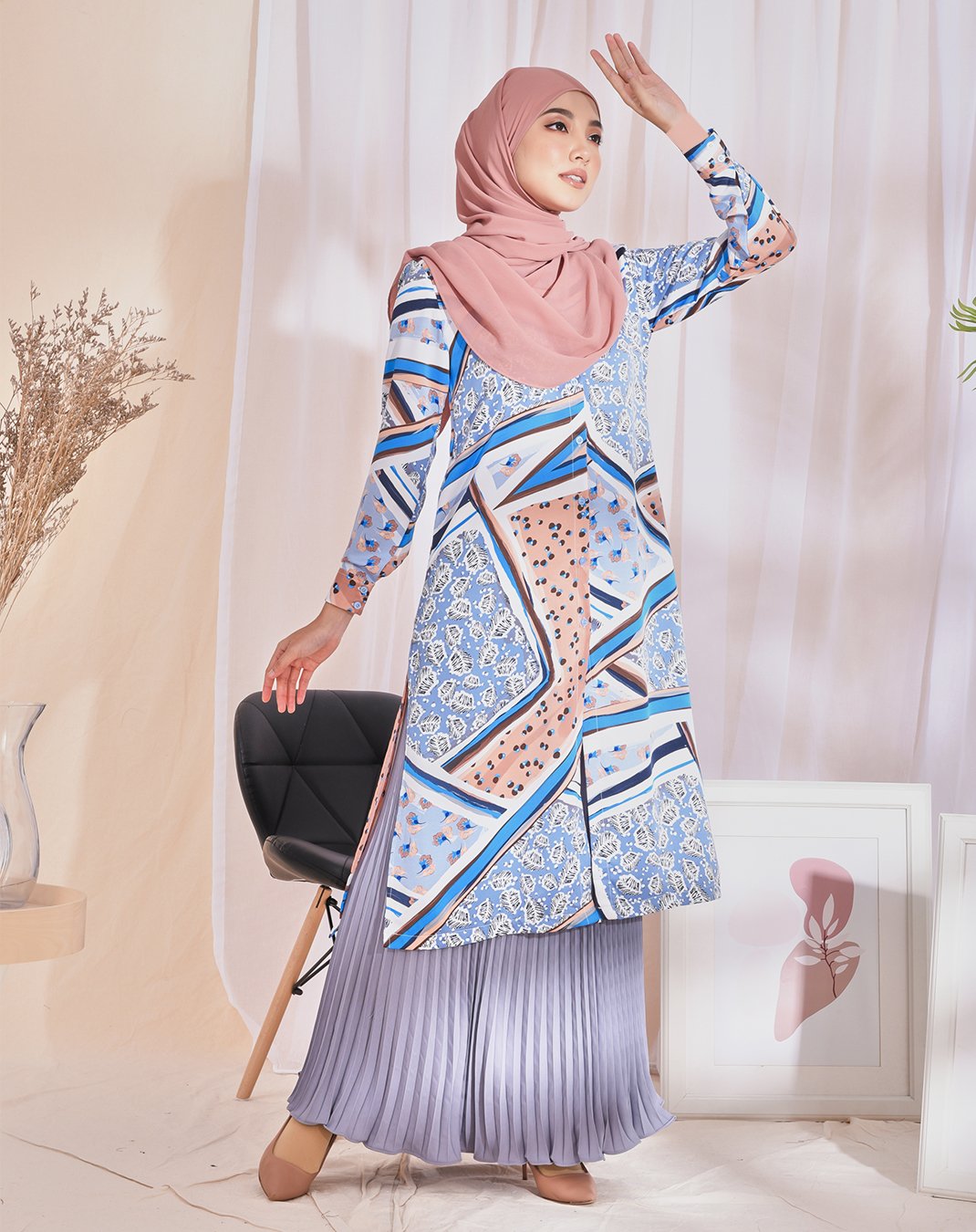 Tunic Nelia - Peachy Blue