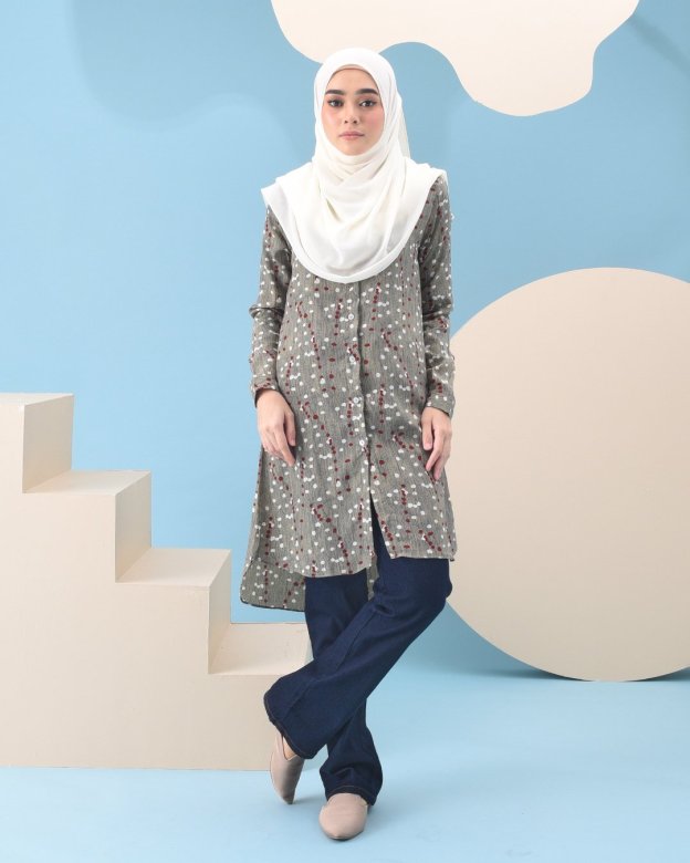 Blouse Anami - Grey