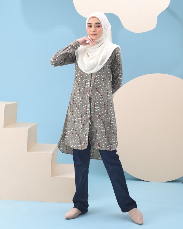 Blouse Anami - Grey