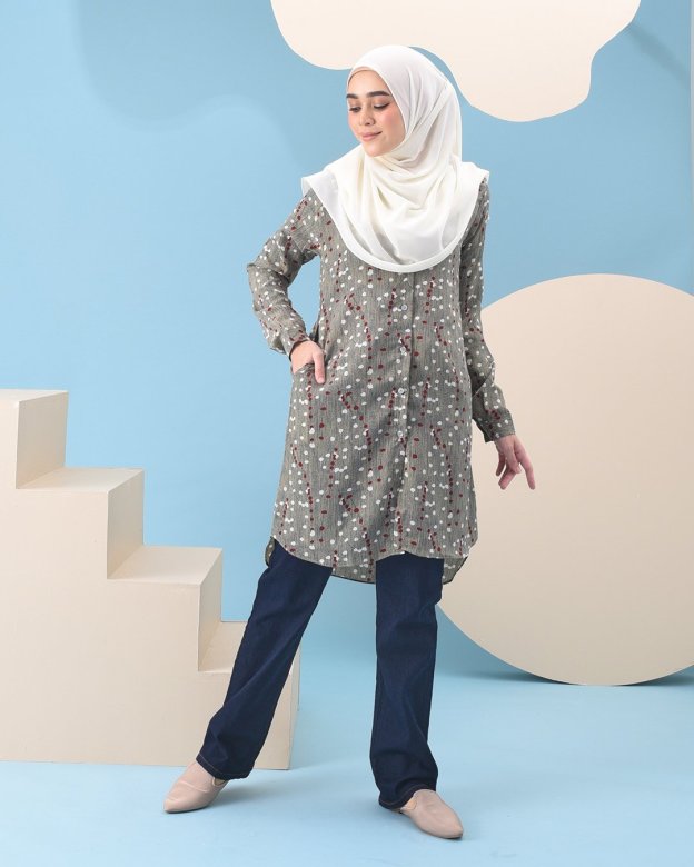 Blouse Anami - Grey