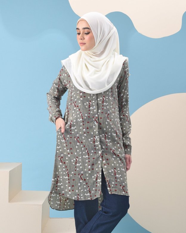 Blouse Anami - Grey