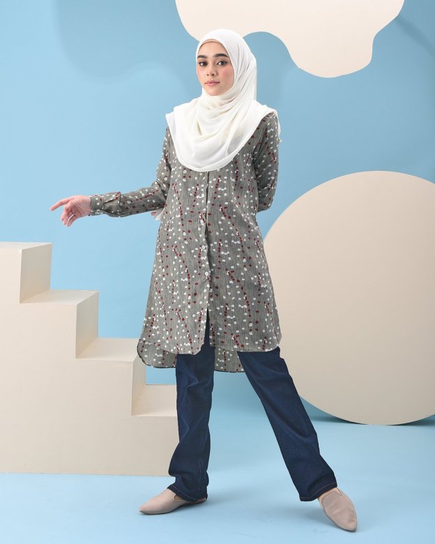 Blouse Anami - Grey
