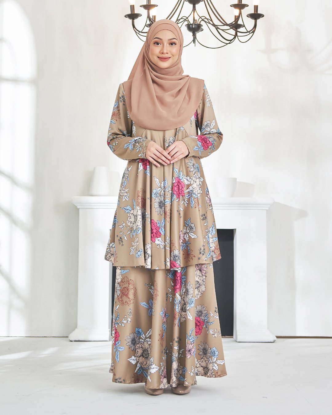 Baju Kurung Awliya - Burly Wood
