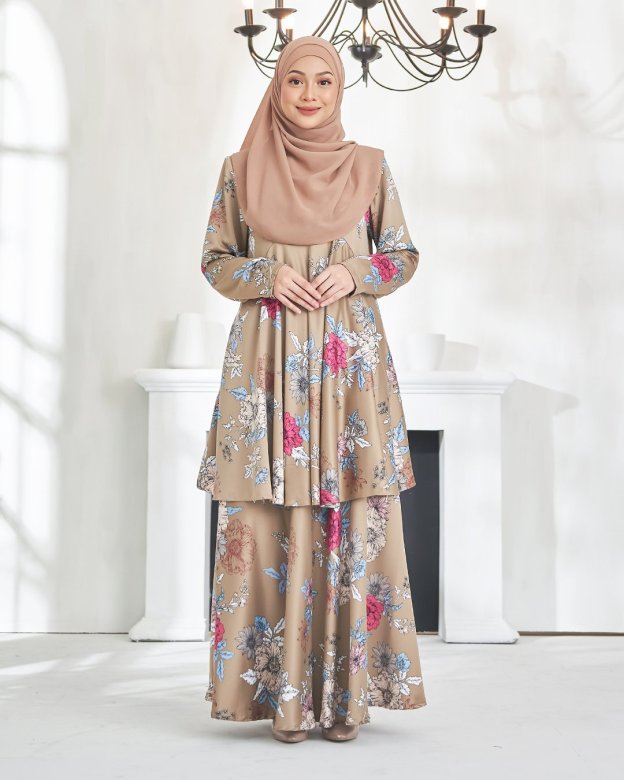 Baju Kurung Awliya - Burly Wood