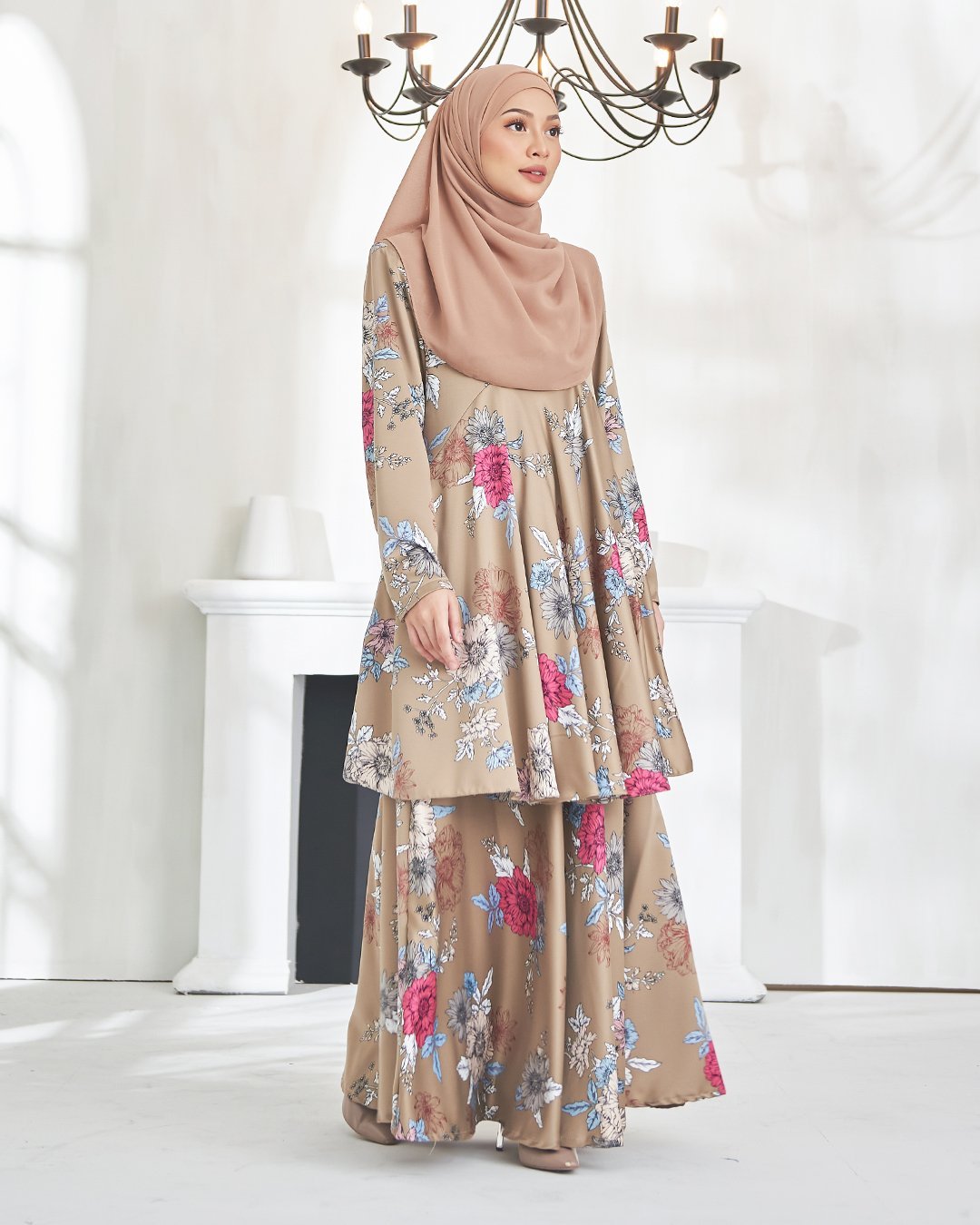 Baju Kurung Awliya - Burly Wood